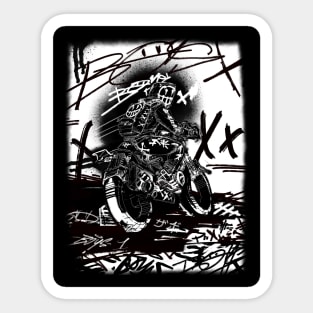 THE BOYS BLACKOUT BIKER Sticker